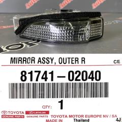 Запчасть повторитель поворота в зеркало левый TOYOTA