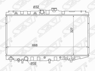 Запчасть радиатор охлаждения двигателя TOYOTA CORONA