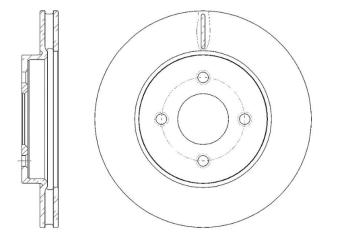 Диск тормозной передний NISSAN NOTE новая Диск тормозной передний NISSAN NOTE
