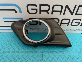 Решетка в бампер передняя левая Nissan X-Trail 2014