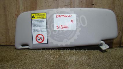 Фото запчасти козырек солнцезащитный правый Datsun mi-DO 2015 Б/У запчасть Запчасть козырек солнцезащитный правый Datsun mi-DO 2015