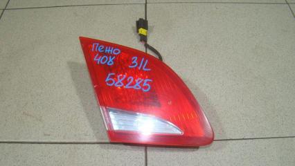 Запчасть фонарь задний внутренний левый Peugeot 408 2012