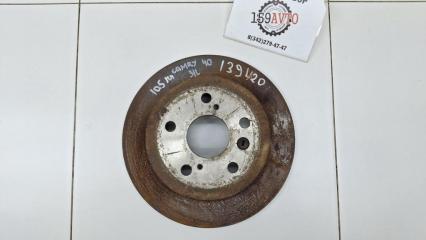 Диск тормозной задний Toyota Camry