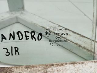 Стекло двери задней правой форточка Sandero 1 2014 BS K7J