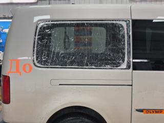 Стекло боковое (собачник) заднее правое Volkswagen Caddy 2007-2020