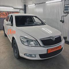 Запчасть стекло лобовое переднее Skoda Octavia 2008-2013