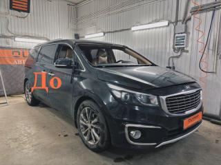 Запчасть стекло лобовое переднее Kia Carnival 2014-2021