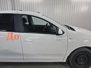 Запчасть стекло двери переднее правое Renault logan 2012-2022