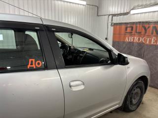 Запчасть стекло двери переднее правое Renault logan 2012-2022
