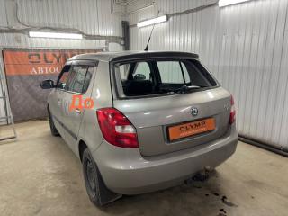 Запчасть стекло заднее Skoda Fabia 2007-2014