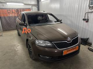 Запчасть стекло лобовое переднее Skoda Rapid 2017-2024