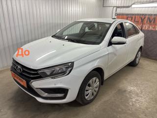 Запчасть стекло двери переднее левое Лада Веста 2015-2025