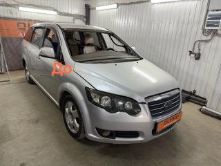 Запчасть стекло лобовое переднее Chery CrossEastar B14 2008-2013