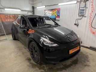 Запчасть стекло лобовое переднее Tesla Model Y 2020-2023