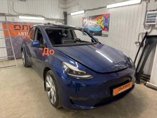 Запчасть стекло лобовое переднее Tesla Model Y 2020-2026