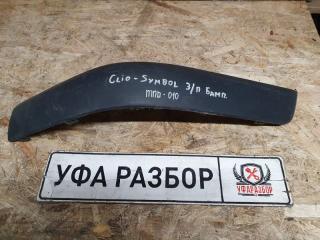 Запчасть накладка бампера задняя правая Renault Clio 1998-2008