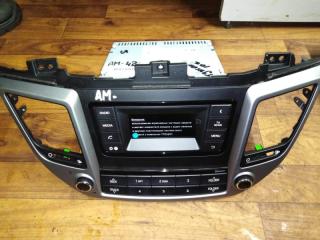 Фото запчасти магнитола Hyundai Tucson 2015 Б/У запчасть Запчасть магнитола Hyundai Tucson 2015