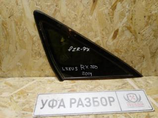 Запчасть стекло двери (форточка) заднее правое Lexus RX350 2009-2015