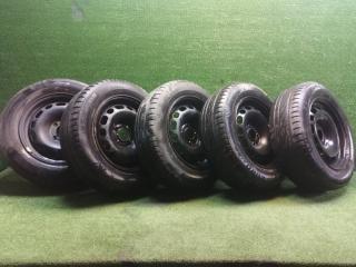 Комплект из 5-х Колесо летнее R15 / 195 / 65 KAMA EVRO-129 4x108 штамп. 27ET (б/у)