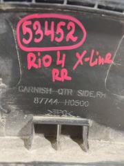 Молдинг крыла задний правый RIO 4 2017-2024 X-Line Молдинг крыла задний правый RIO 4 2017-2024 X-Line