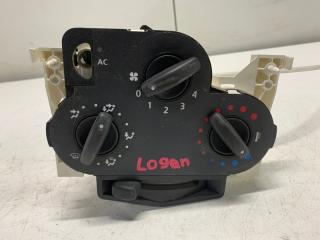 Фото запчасти блок управления климат-контролем Renault Logan 2007 Б/У запчасть Запчасть блок управления климат-контролем Renault Logan 2007