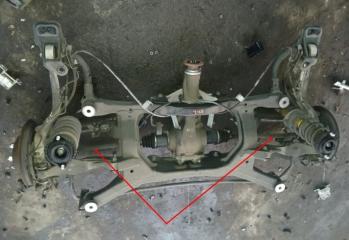 Привод задний Subaru Legacy 2007