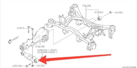 Траверса редуктора Subaru Forester 2009