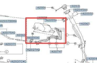 Абсорбер топливных паров Subaru Outback 2014