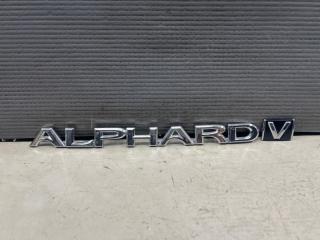 Эмблема задняя Toyota ALPHARD