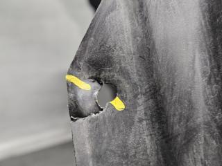 Подкрылок левый передний Nissan JUKE YF15 HR15 63843 1KA0A 5 ракурс