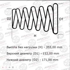 Пружины задние TOYOTA MARK II