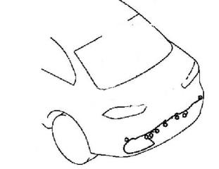ПРОВОДКА БАМПЕРА MITSUBISHI LANCER 10 2007-