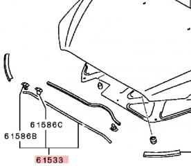 Уплотнительная резинка MITSUBISHI LANCER 10 2007