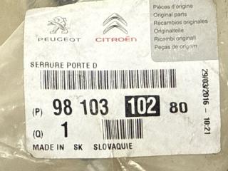 Запчасть замок двери передний правый CITROEN C4 PICASSO