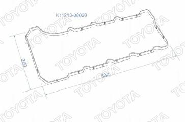 Прокладка клапанной крышки LEXUS новая Прокладка клапанной крышки LEXUS