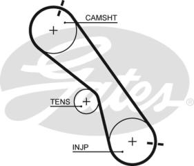 Ремень ГРМ TOYOTA HILUX