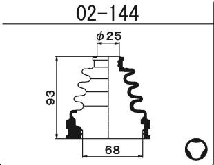 Пыльник шруса TOYOTA COROLLA