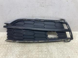 Запчасть решетка бампера передняя левая Skoda Karoq 2017-