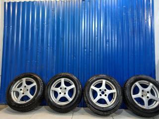 Колесо шипованное R15 / 195 / 65 Kumho Izen KW22 4x100 лит. 18ET (б/у)