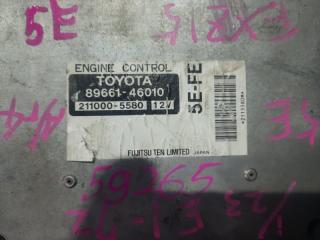 Блок efi TOYOTA RAUM EXZ10 5EFE 89661-46010 2 ракурс