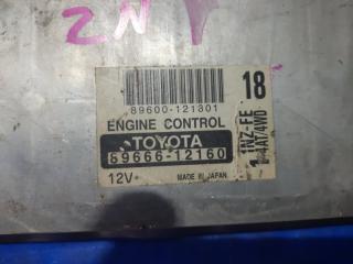 Блок efi TOYOTA COROLLA FIELDER NZE124 1NZFE 89666-12160 2 ракурс