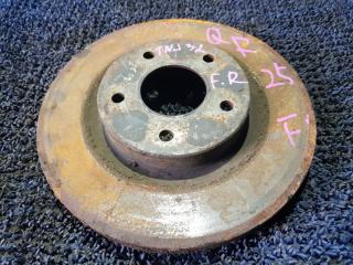 Запчасть Тормозной диск  передний правый NISSAN TEANA  Контрактный  295 Следы коррозии, требуется проточка, оценивайте по фото