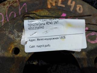 Тормозной диск передний TOYOTA CORSA NL40 1NT 4 ракурс