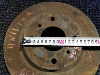 Тормозной диск передний NISSAN BLUEBIRD HNU13 SR20DE 2 ракурс
