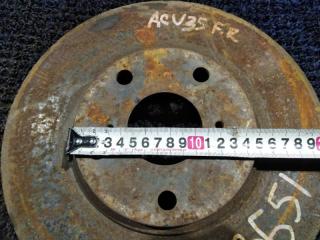 Тормозной диск передний TOYOTA CAMRY ACV35 2AZFE 2 ракурс