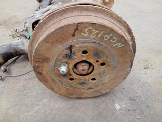 Балка подвески задняя TOYOTA RACTIS NCP125 1NZFE 3 ракурс