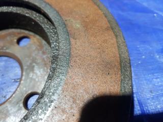 Тормозной диск передний TOYOTA CORSA EL51 4EFE 4 ракурс