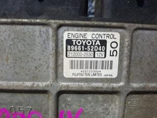 Блок efi TOYOTA RACTIS NCP105 1NZE 89661-52D40 5 ракурс