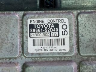 Блок efi TOYOTA RACTIS NCP105 1NZFE 89661-52d40 3 ракурс