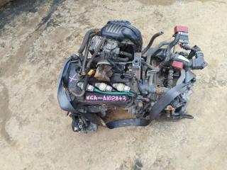 Двигатель SUZUKI WAGON R MH21S K6A 3 ракурс